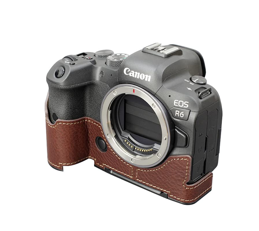 美品　本革カメラケース キャノン Canon R5用 Amazon | 対応 Canon キヤノン PEN EOS R5 カメラケース カメラ